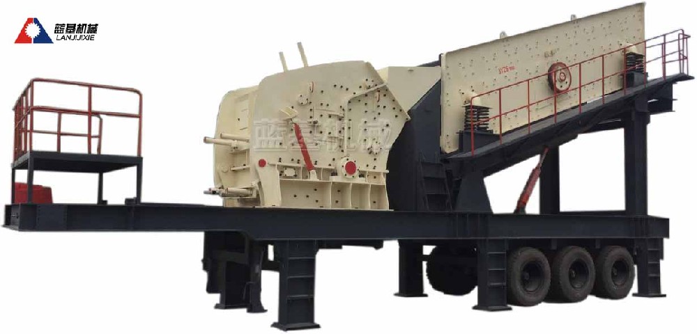 建筑垃圾移動(dòng)破碎站 建筑垃圾移動(dòng)破碎站